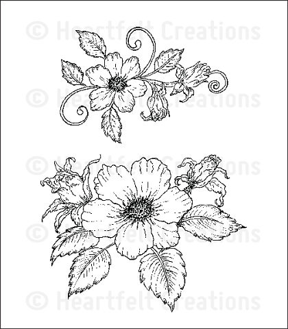Штамп «Botanical Rose Bouquet Cling Stamp Set»